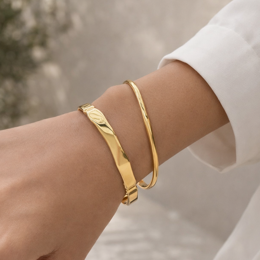 Wave Bangle set