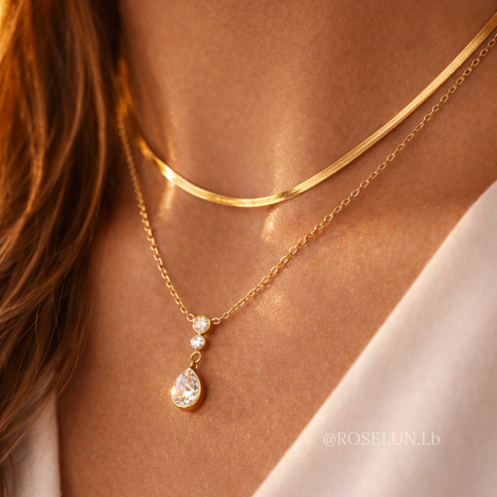 Angel necklace set